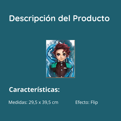 Poster Lenticular 3D Demon Slayer